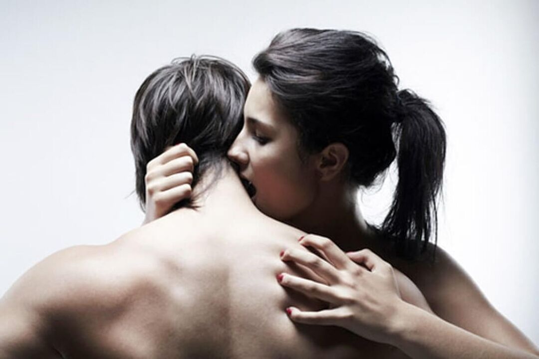 L'eccitazione di un uomo